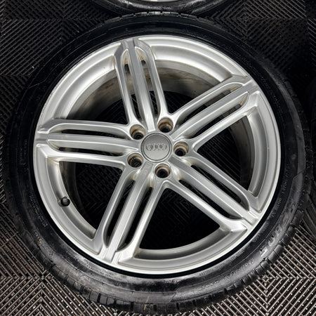 19'' Audi Q3 S Line 5 Triple Segment Wheels Tyres Alloys 8U0601025AC Genuine