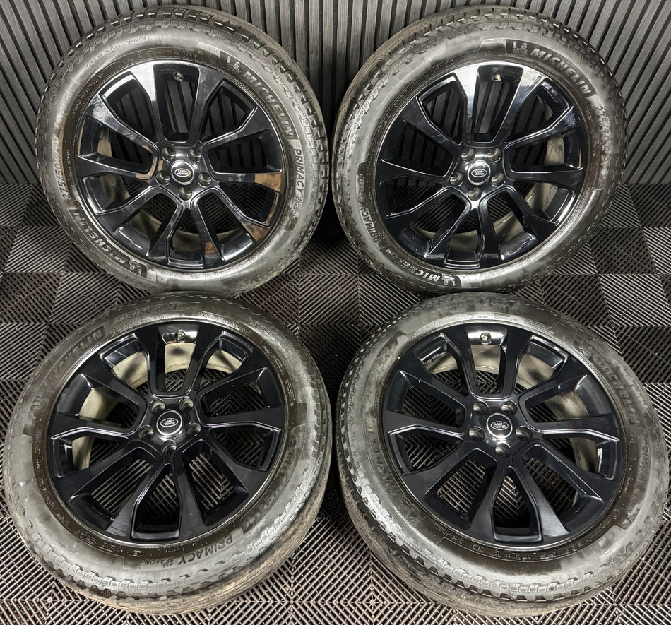 21'' GENUINE RANGE ROVER BLACK SPORT VOGUE WHEELS TYRES ALLOYS L461 N9X2-CB SS