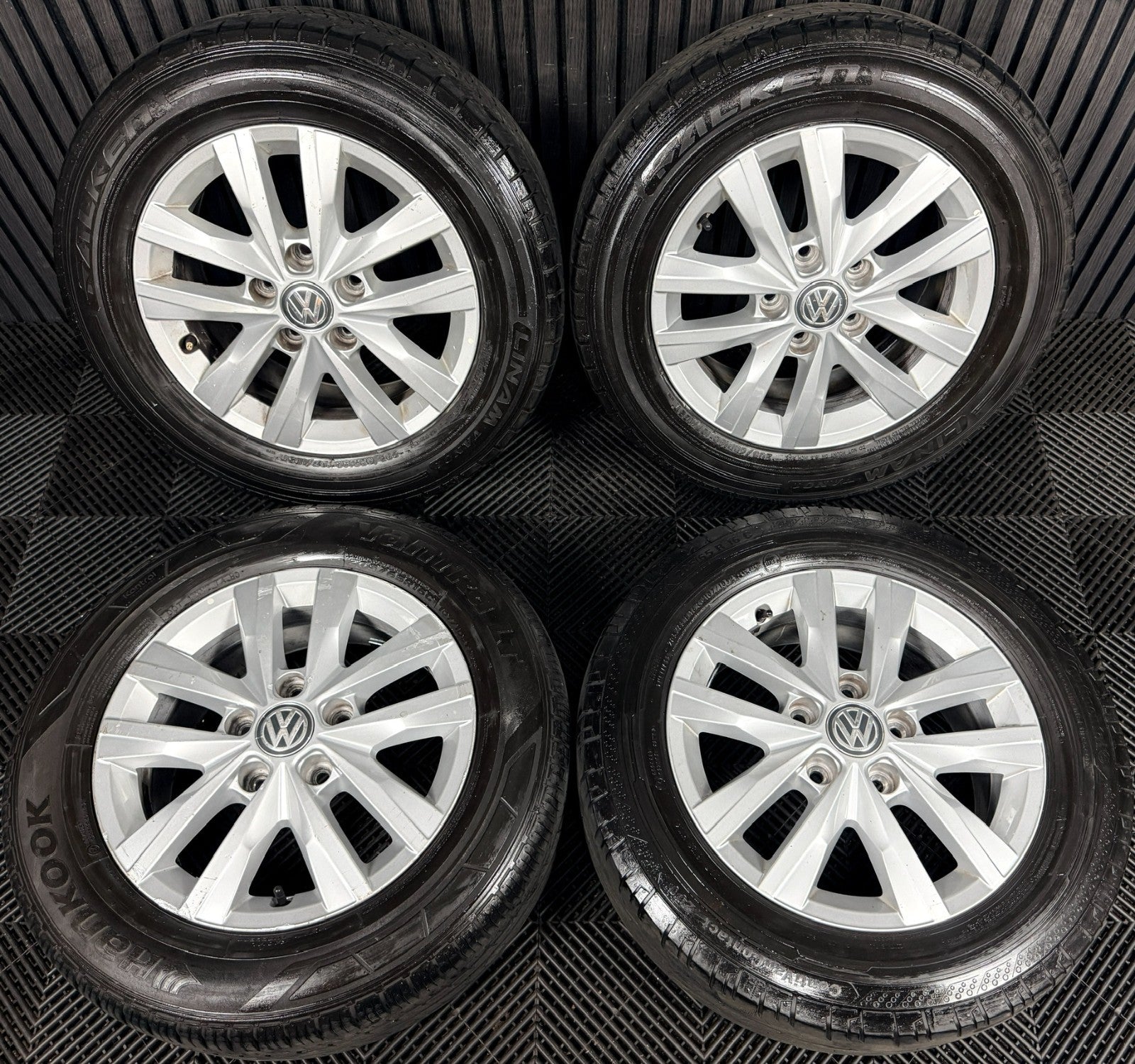 16'' VW Transporter T6 T6.1 T5 Caravelle Clayton Alloy Wheels Tyres Genuine