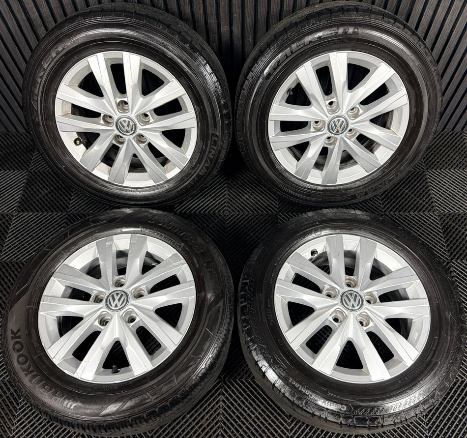 16'' VW Transporter T6 T6.1 T5 Caravelle Clayton Alloy Wheels Tyres Genuine