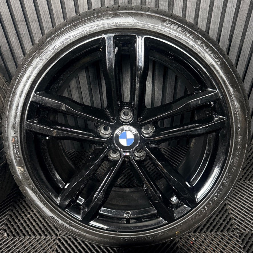 19" BMW 3 Series 704 Black M Sport F30 F31 F32 E90 Alloy Wheels Tyres Genuine