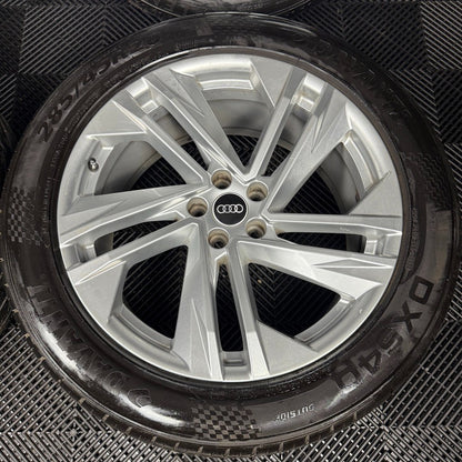 20'' GENUINE AUDI Q7 S LINE 5 DOUBLE SPOKE ALLOY WHEELS ALLOYS TYRES 4M0601025BQ