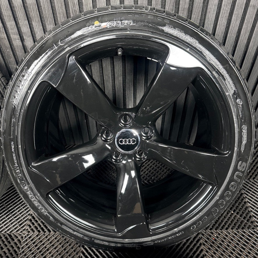 19'' Audi A5 S Line S5 Black Edition Rotor Wheel Alloy Tyres 8T0601025CD Genuine