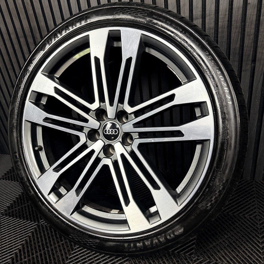 1X 21'' Audi SQ5 Q5 Alloy Wheel Tyre 8.5J ET34 Single Spare 80A601025AC Genuine