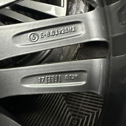 20'' GENUINE AUDI Q5 5 TRIPLE SPOKE GREY SQ5 S LINE WHEEL TYRES ALLOY 80A601025F