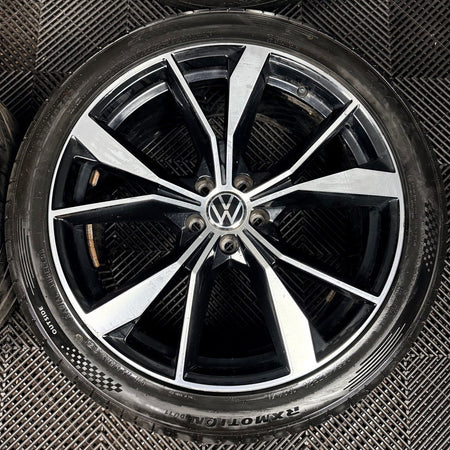 20'' VW Tiguan R Line Misano Alloy Wheels Tyres Alloys 5NA601025AH Genuine