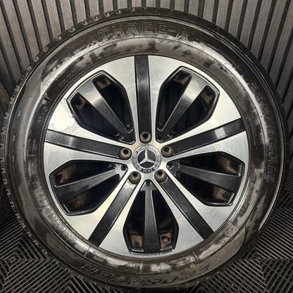 18'' GENUINE MERCEDES GLC BLACK DC ALLOY WHEELS TYRES ALLOYS A2534014600
