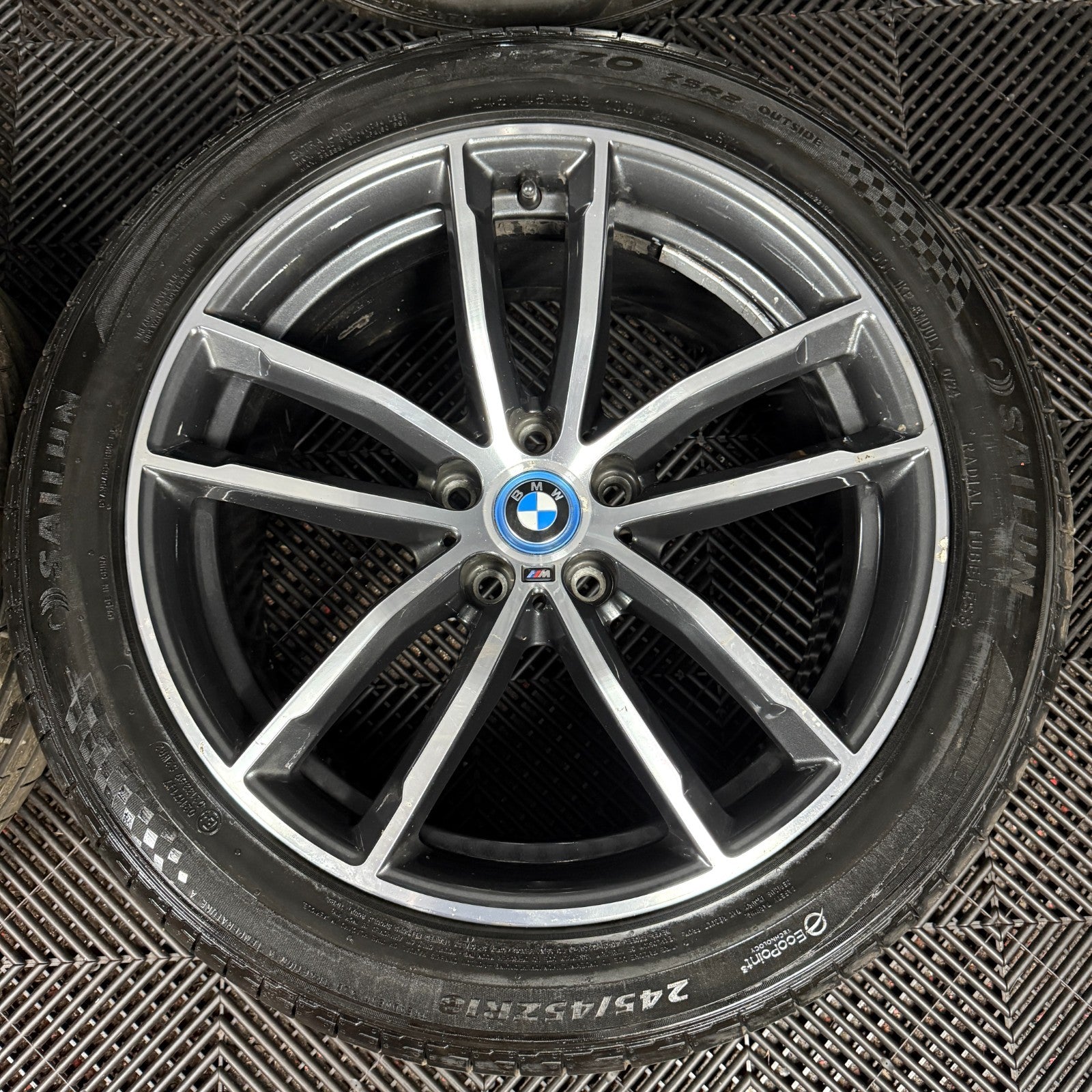 18" GENUINE BMW 5 SERIES 4 662 GREY DC M SPORT G30 G31 ALLOY WHEEL TYRES 7855081