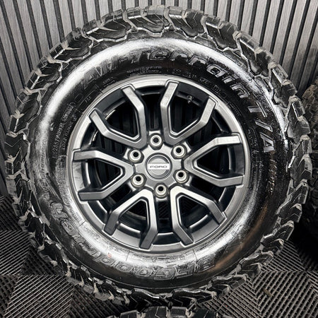 17'' Ford Ranger Raptor Grey Alloy Wheels Tyres Alloys Genuine N1WC-1007-D1A