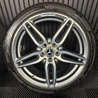 19'' GENUINE MERCEDES AMG E CLASS W213 ALLOY WHEELS SPORT BRIDGESTONE TYRES