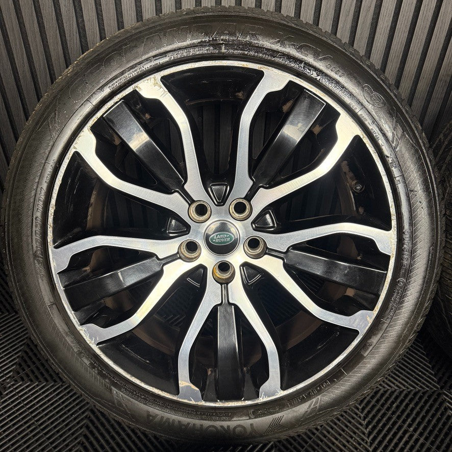 21" GENUINE RANGE ROVER SPORT LAND DISCOVERY WHEELS TYRES ALLOYS 5007 DK521007FA