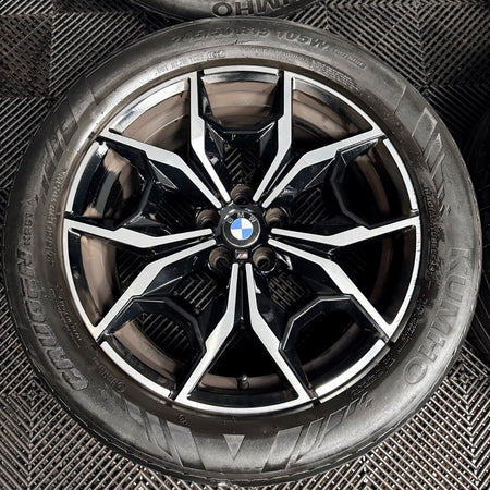 19'' Bmw X3 X4 G01 G02 887 M Sport Alloy Wheels Tyres Alloys 7916263 Genuine