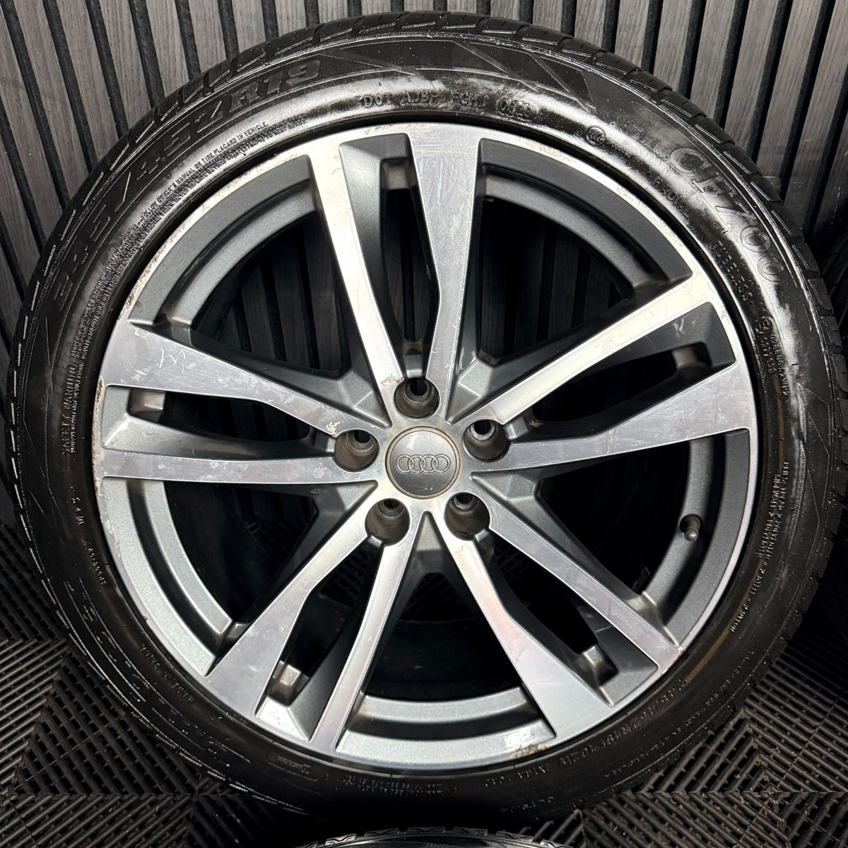 19'' Audi A6 C8 S Line 5 Double Spoke Alloy Wheels Tyres 4K0601025H Genuine