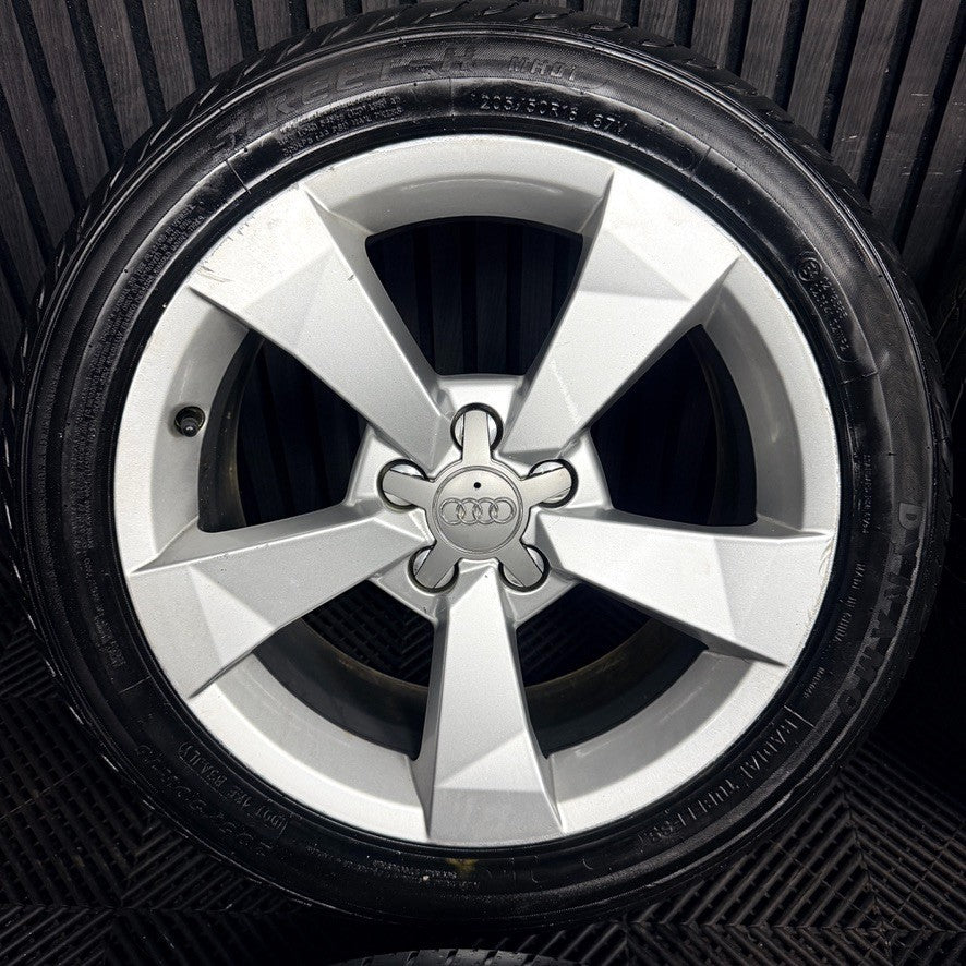 16'' Audi A1 5 Spoke Alloy Wheels Alloys Tyres Genuine 8XA601025A