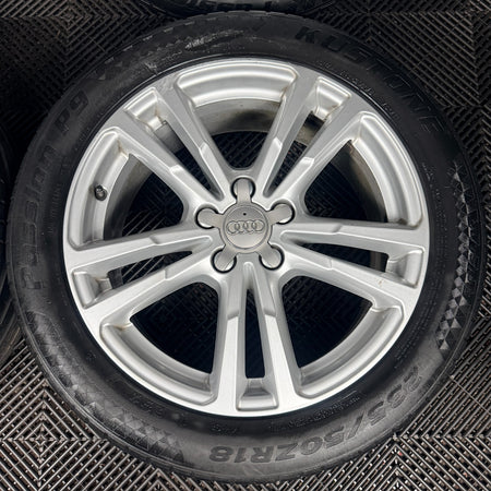 18'' Audi Q3 S Line 5 Double Spoke Facelift Alloy Wheels Tyres Alloys Genuine