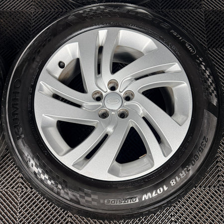 18'' Range Rover Evoque Silver Discovery Sport Land Alloy Wheels Tyres Genuine