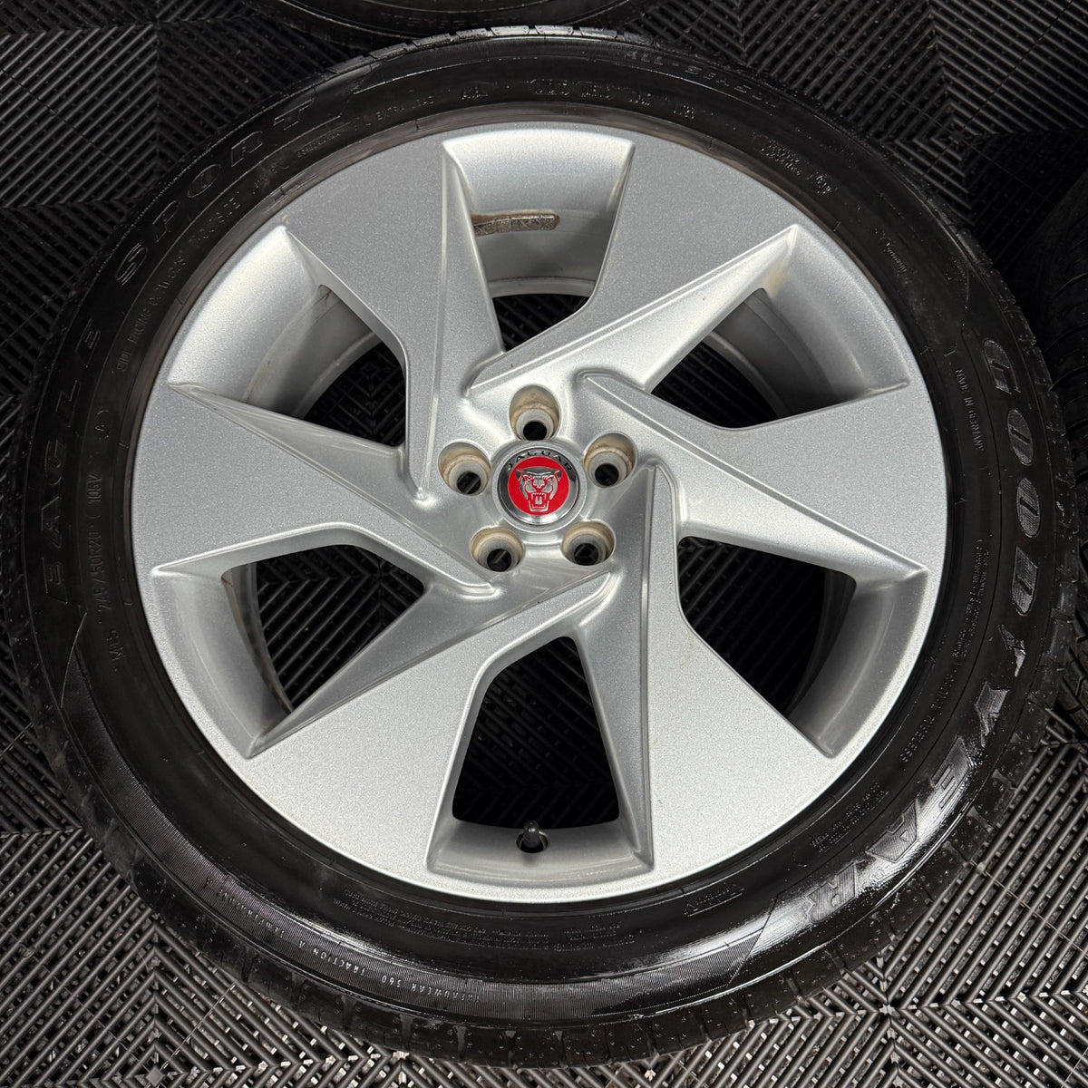 20'' GENUINE JAGUAR I PACE I-PACE 6007 6 SPOKE ALLOY WHEELS TYRES J9D3-BC-SS