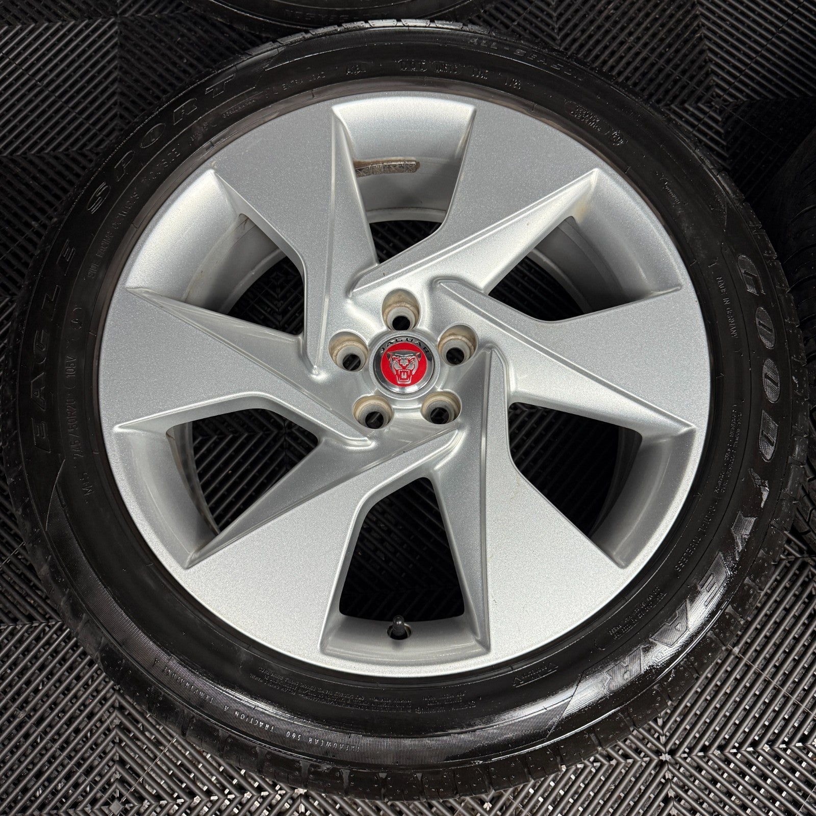 20'' GENUINE JAGUAR I PACE I-PACE 6007 6 SPOKE ALLOY WHEELS TYRES J9D3-BC-SS