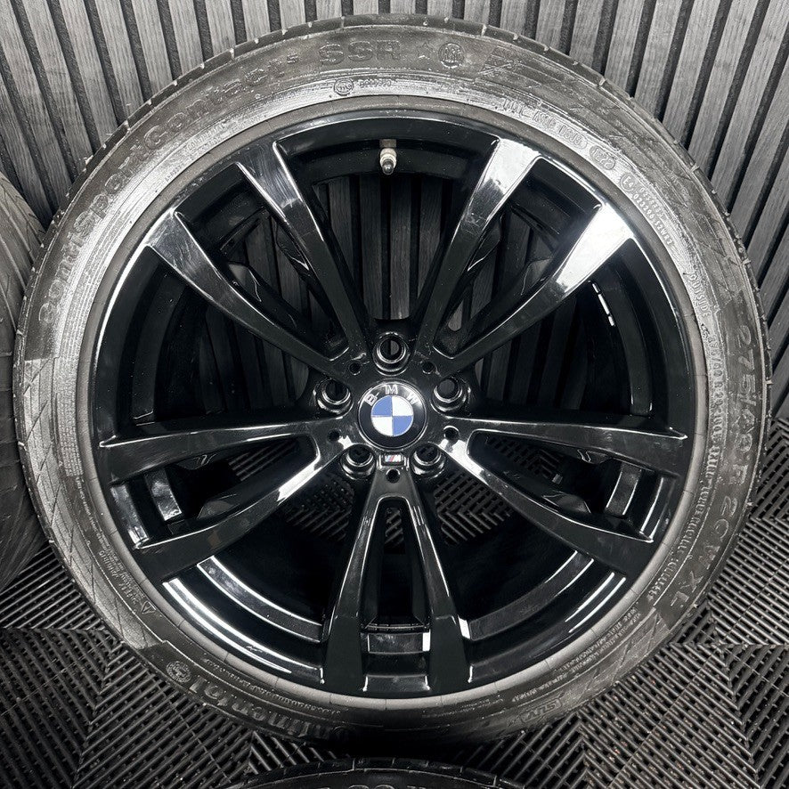 20'' BMW X5 F15 X6 F16 469 Black M Sport Alloy Wheels Tyres Alloys Genuine