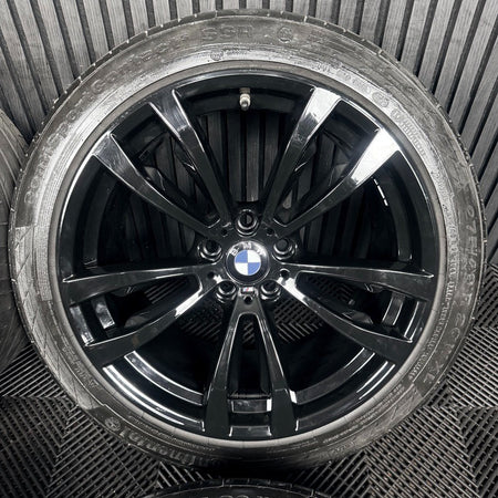 20'' BMW X5 F15 X6 F16 469 Black M Sport Alloy Wheels Tyres Alloys Genuine