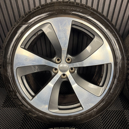 21'' GENUINE AUDI Q7 S LINE RS ALLOY WHEELS ALLOYS TYRES 4M0601025E 5X112