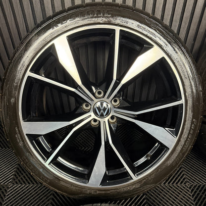 20'' GENUINE VW TIGUAN R LINE MISANO ALLOY WHEELS TYRES ALLOYS 5NA601025AH