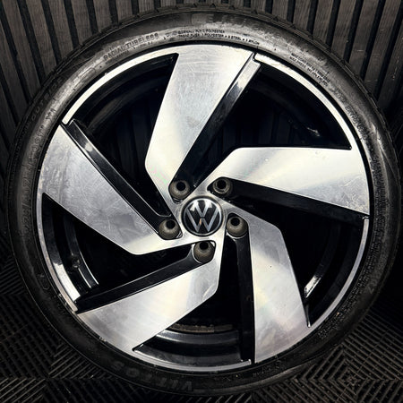 18" VW Golf GTD Mk8 GT GTI Richmond Wheels Tyre Alloy 5H0601025H Genuine