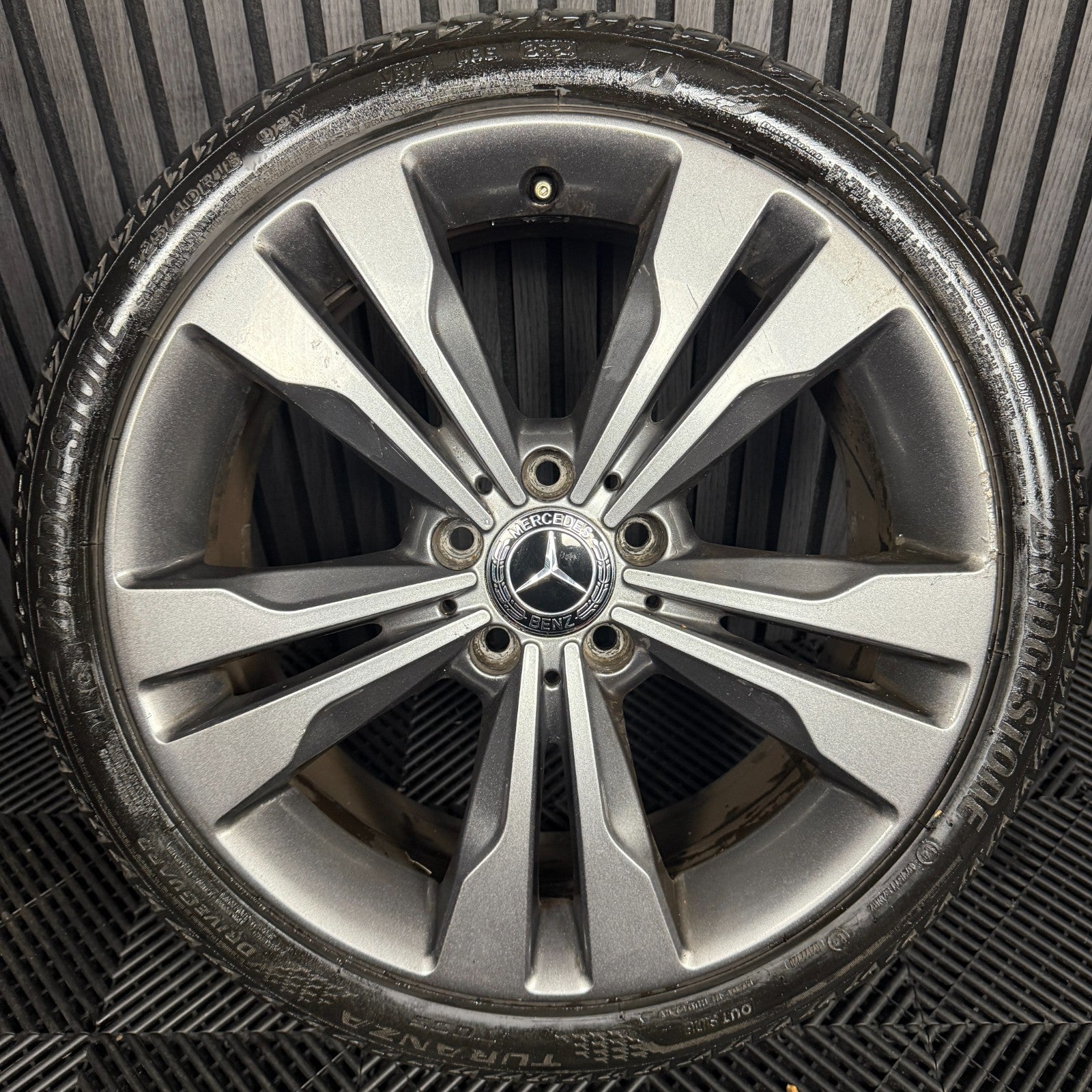 1X 18" GENUINE MERCEDES A B CLASS CLA SPORT ALLOY WHEELS TYRE W246 A2464010400