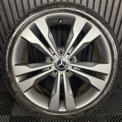 1X 18" GENUINE MERCEDES A B CLASS CLA SPORT ALLOY WHEELS TYRE W246 A2464010400