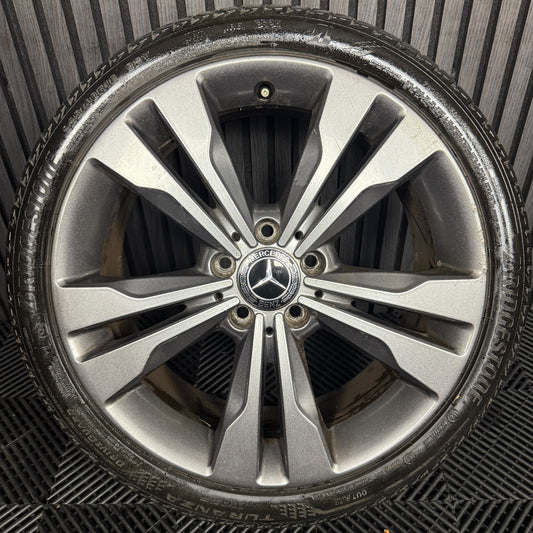 1X 18" GENUINE MERCEDES A B CLASS CLA SPORT ALLOY WHEELS TYRE W246 A2464010400