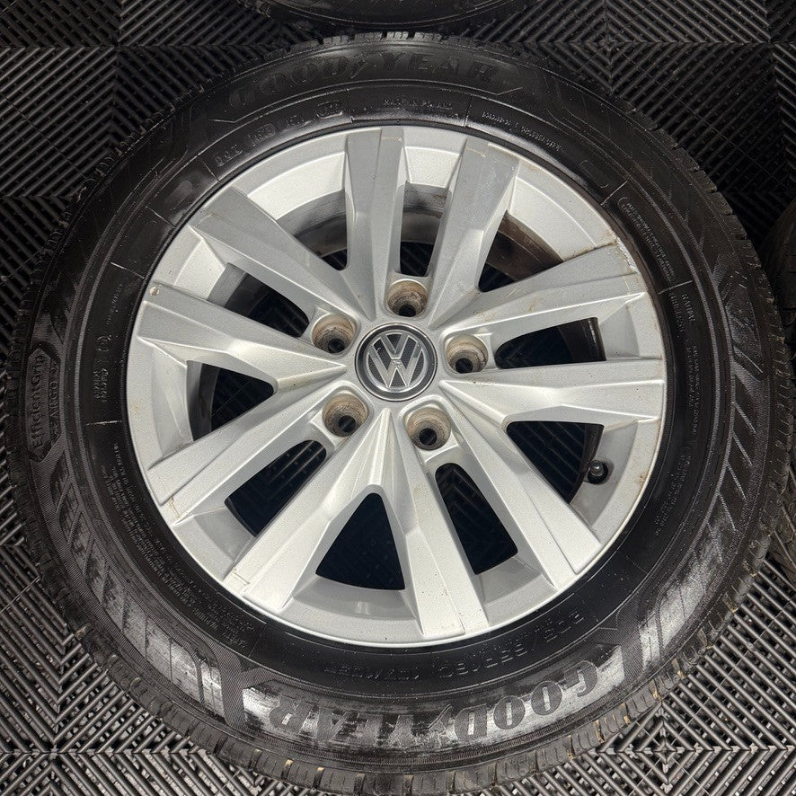 16'' GENUINE VW TRANSPORTER T6 T6.1 T5 CARAVELLE CLAYTON ALLOY WHEELS TYRES