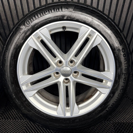 19'' Audi Q5 5 Double Spoke S Line Alloy Wheels Tyres 5X112 80A601025G Genuine