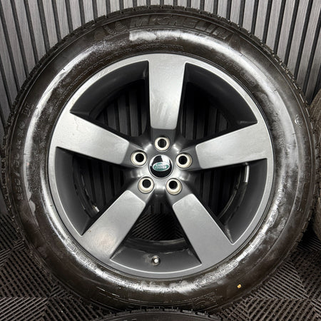 20'' GENUINE LAND ROVER DEFENDER 5 SPOKE GREY 5098 ALLOY WHEELS TYRES ALLOYS