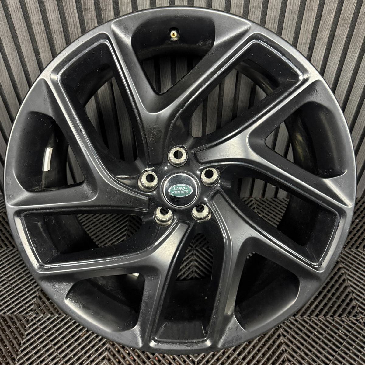 1X 22'' GENUINE RANGE ROVER SPORT LAND BLACK L461 5131 ALLOY WHEEL N9XM-1007-AA