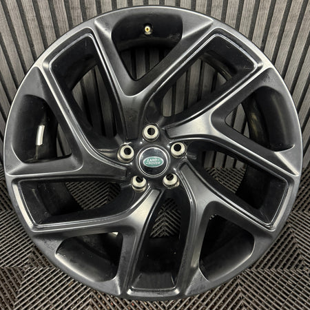 1X 22'' GENUINE RANGE ROVER SPORT LAND BLACK L461 5131 ALLOY WHEEL N9XM-1007-AA