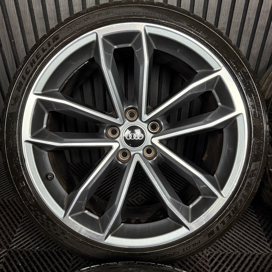 19'' GENUINE AUDI A5 S LINE S5 ALLOY WHEELS ALLOYS TYRES 8W0601025DF