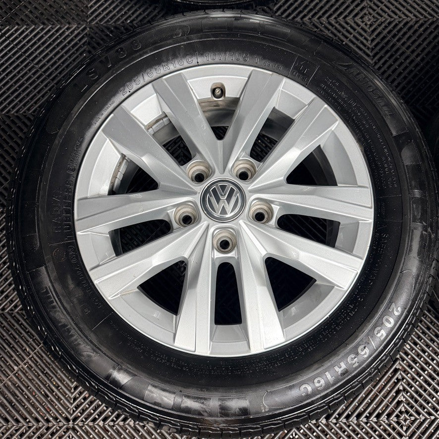 16'' VW Transporter T6 T6.1 T5 Caravelle Clayton Alloy Wheels Tyres Genuine