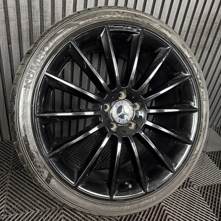 1X 20" GENUINE AMG MERCEDES E CLASS BLACK ALLOY WHEEL BACK W213 A2134012300 REAR