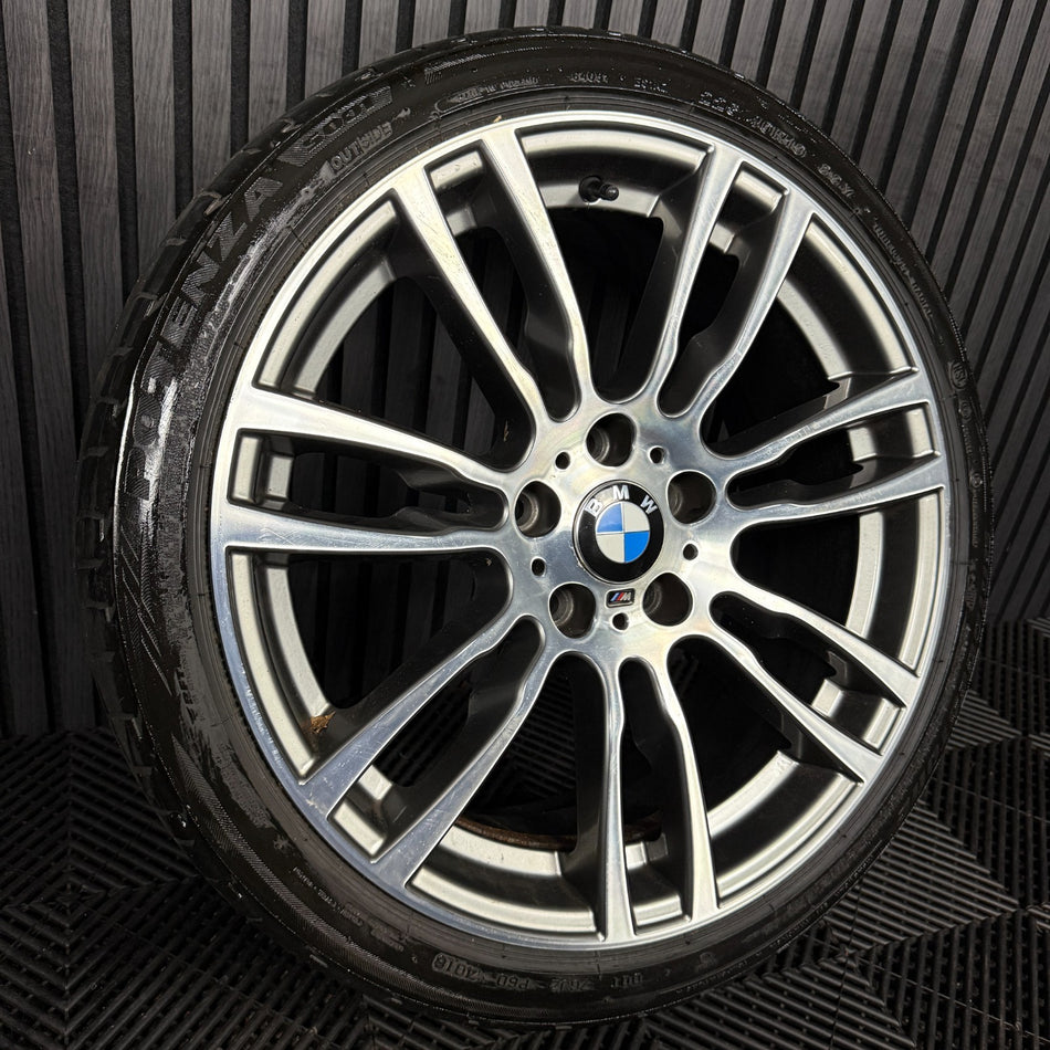 1X 19'' GENUINE BMW 3 SERIES 403 M SPORT 4 F30 ALLOY WHEEL TYRE 7845882 FRONT