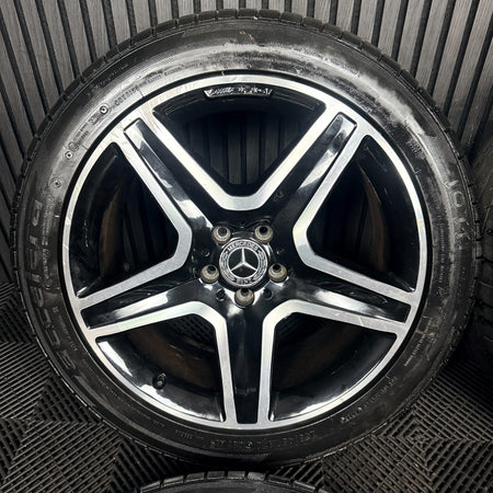 20” Mercedes AMG ML GLE Black DC Alloy Wheels Tyres W166 Genuine A1664012002