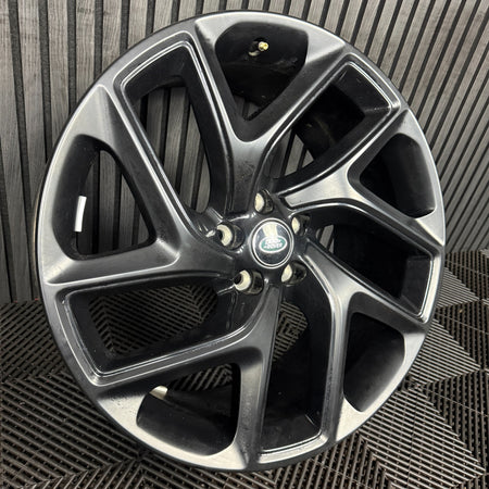 1X 22'' GENUINE RANGE ROVER SPORT LAND BLACK L461 5131 ALLOY WHEEL N9XM-1007-AA