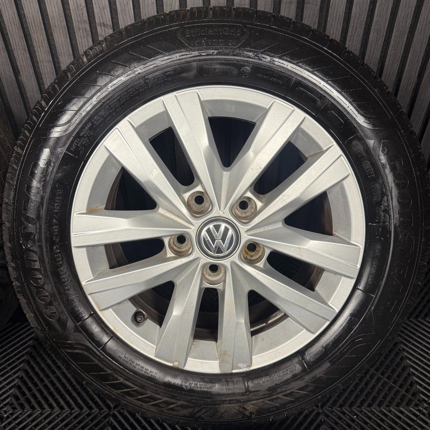 16'' GENUINE VW TRANSPORTER T6 T6.1 T5 CARAVELLE CLAYTON ALLOY WHEELS TYRES