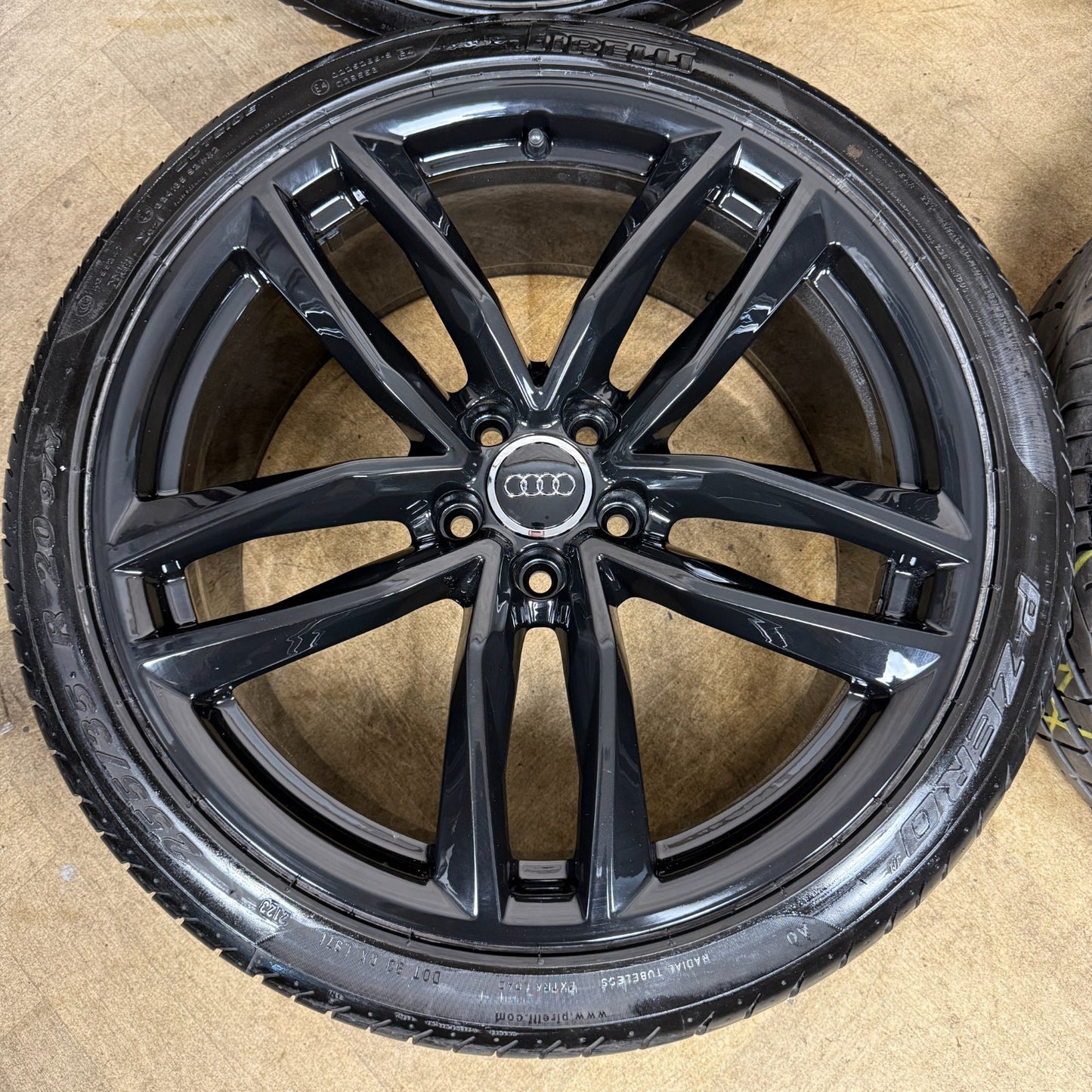 20'' GENUINE AUDI A6 S LINE BLACK EDITION C7 ALLOYS WHEELS TYRES 4G9601025M
