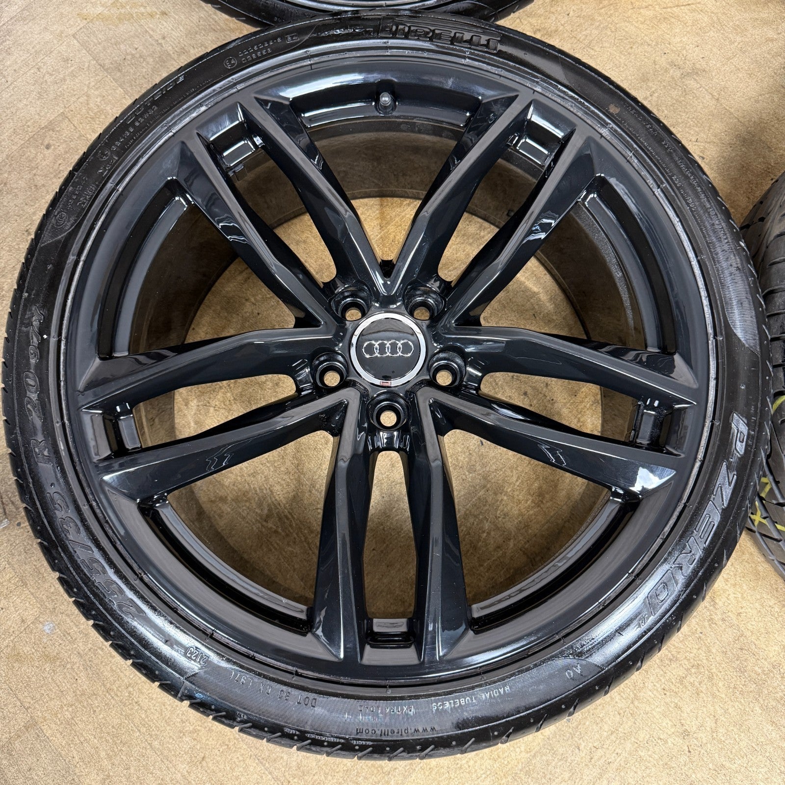 20'' GENUINE AUDI A6 S LINE BLACK EDITION C7 ALLOYS WHEELS TYRES 4G9601025M