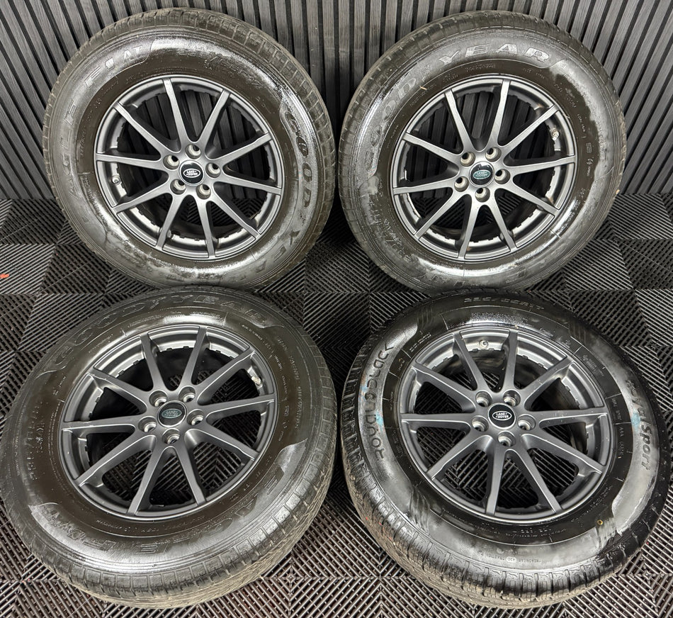 17'' GENUINE RANGE ROVER EVOQUE GREY LAND DISCOVERY SPORT ALLOY WHEELS TYRES