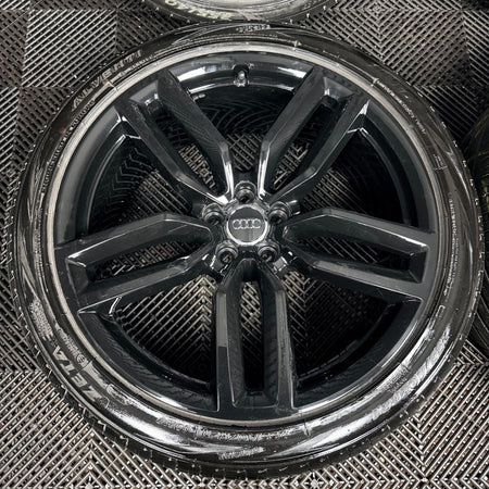 21'' Audi SQ5 Q5 S Line Black Alloy Wheels Tyres 8R0601025CP Genuine