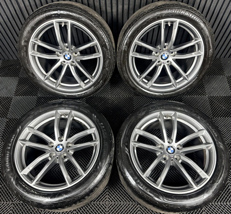 18'' BMW 5 Series 4 662 Grey M Sport G30 G31 Alloy Wheels Tyres Alloys Genuine