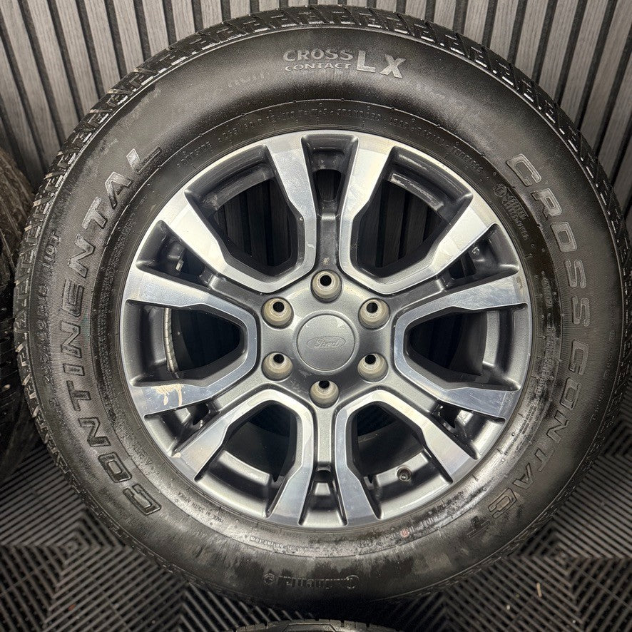 18'' GENUINE FORD RANGER GREY DC WILDTRAK ALLOY WHEELS TYRES ALLOYS
