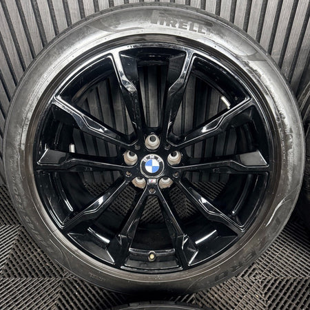 20'' BMW X3 X4 G01 G02 699 Black M Sport Wheels Tyres Alloys 801026 Genuine