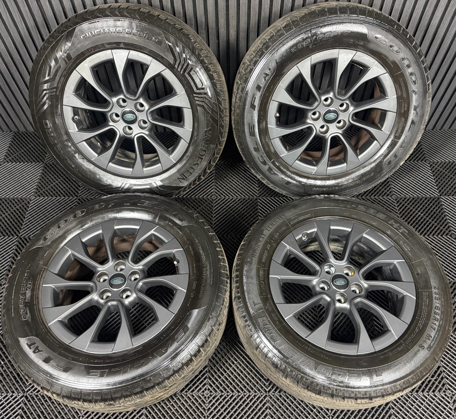 17'' GENUINE RANGE ROVER EVOQUE GREY LAND DISCOVERY SPORT ALLOY WHEELS TYRES